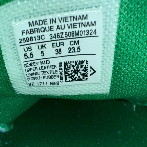 NWT CONVERSE BLUE & GREEN HAWAIIAN OCEAN SUEDE 1 STAR LOWTOP SNEAKERS MEN SZ 5.5 - Picture 3 of 8